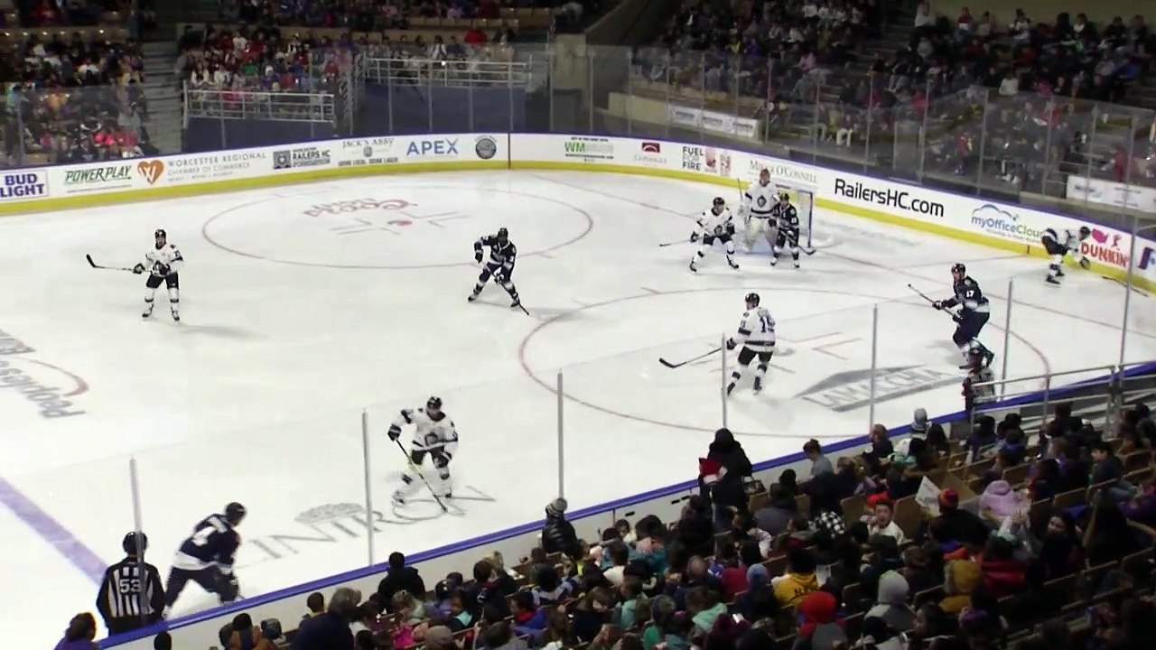 ECHL Reading Royals 6 at Worcester Railers HC 4