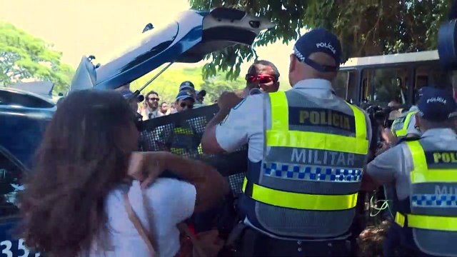 Partidarios de Guaidó desocupan embajada de Venezuela en Brasilia