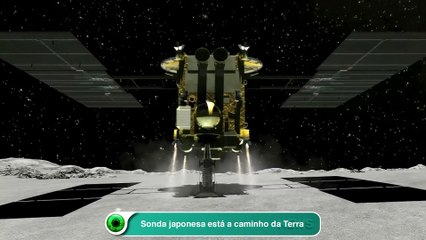 Sonda japonesa está a caminho da Terra