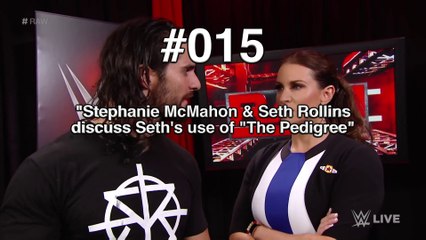 Promo #015 - Stephanie McMahon & Seth Rollins discuss Seth's use of "The Pedigree"