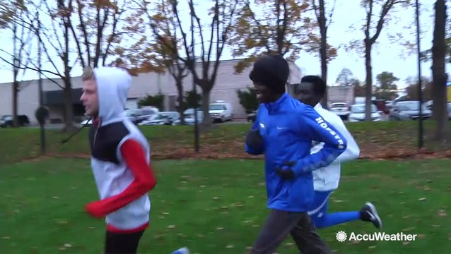 Kenyan cross country runners adapting to new climate
