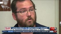 People react to impeachment hearing, local expert weighs in on process