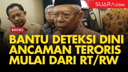 Respons Maruf Amin soal Bom Bunuh Diri di Medan
