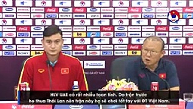 HLV Park Hang-seo: “Tôi luôn hướng tới mục tiêu chiến thắng, bất kể sân nhà hay sân khách”