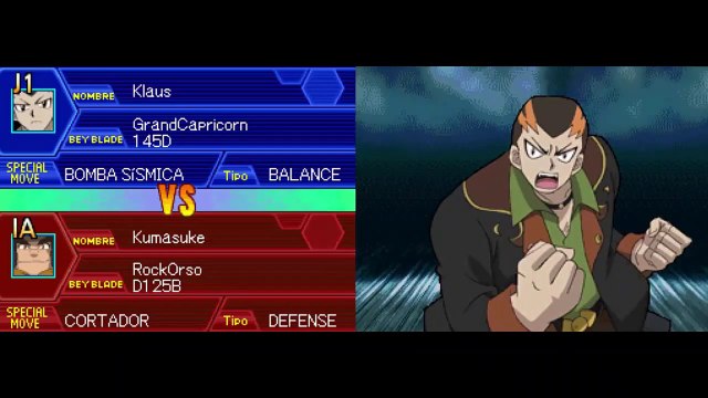 Beyblade Metal Masters NDS - Modo Arcade con Klaus #MetalFight #Grand_Capricorn #RJ_Anda