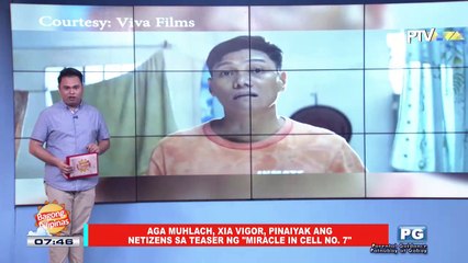 FIFIRAZZI: Aga Muhlach, Xia Vigor, pinaiyak ang netizens sa teaser ng 'Miracle in Cell No. 7'