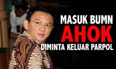 Istana Soal Ahok Masuk BUMN: Harus Mundur dari PDI-P