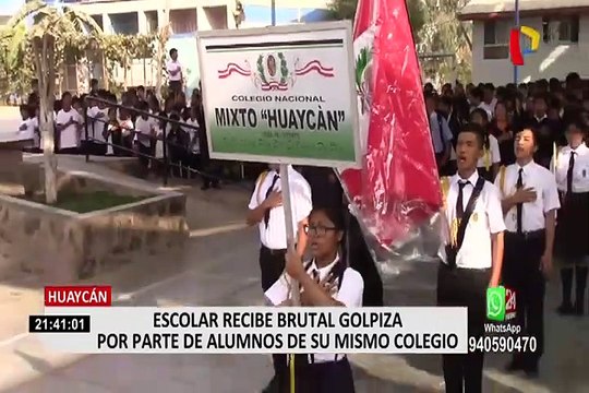 Huaycán: escolar queda desfigurado tras ser agredido por sus compañeros