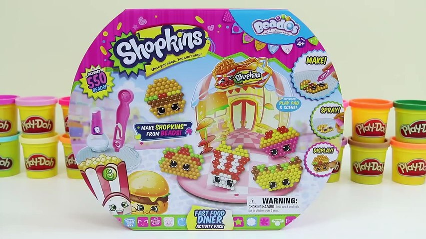 Shopkins Beados Fast Food Diner Activity Pack