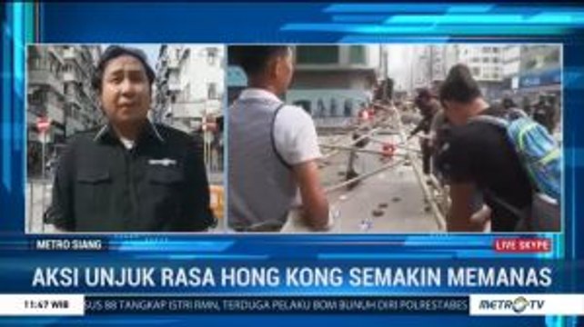 Hong Kong Masuki Hari Keempat Aksi Mogok Nasional