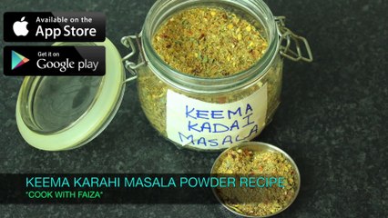 KEEMA KARAHI MASALA POWDER RECIPE *COOK WITH FAIZA*
