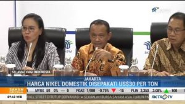 Pemerintah dan Pengusaha Sepakat Harga Jual Nikel ke Smelter