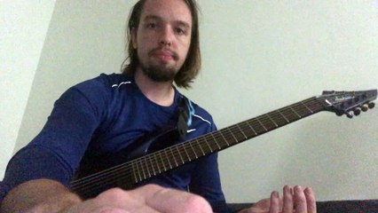 Jackson Chris Broderick HT7 Soloist Demo in open B major tuning
