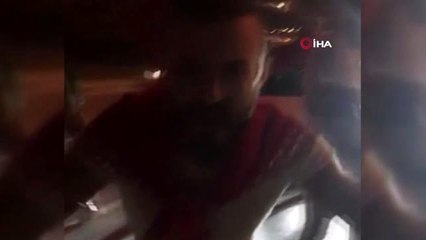 Asker uğurlamasında ortalığı birbirine kattılar