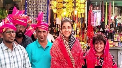 Kajal Aggarwal Offers Prayers At the Ajmer Dargah Indian 2 Shooting(Tamil)