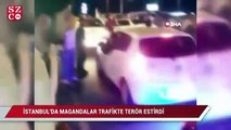 İstanbul'da magandalar doğum günü bahanesiyle trafikte terör estirdi