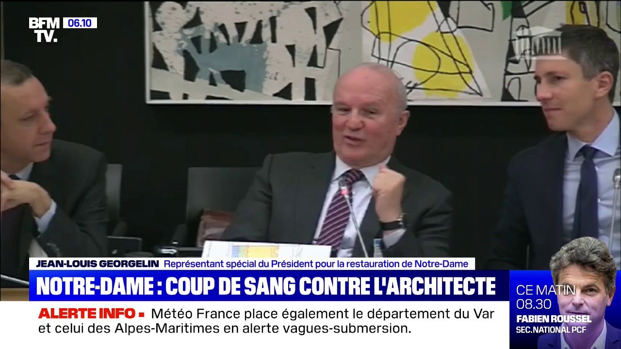 Notre-Dame: le général missionné par Macron souhaite de l'architecte qui veut reconstruire la flèche à l'identique qu'il "ferme sa gueule"