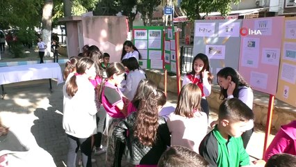 Ortaokul öğrencileri bilimsel hayallerini sergiledi