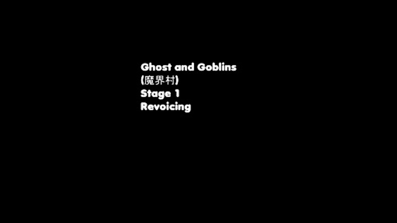 A “traditional sound” revoicing of the Stage 1 music for Ghost and Goblins (魔界村)