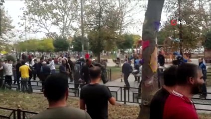 İBB zabıtasından seyyar satıcılara biber gazlı müdahale