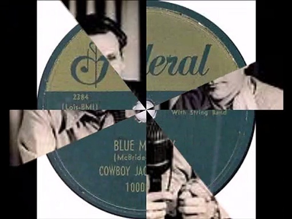 COWBOY JACK DERRICK  Blue Memory FEDERAL 1951