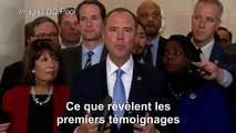 Destitution de Trump: les premiers témoignages enfoncent le clou