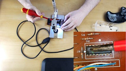 Stick arcade multi-plateforme - démontage et schéma