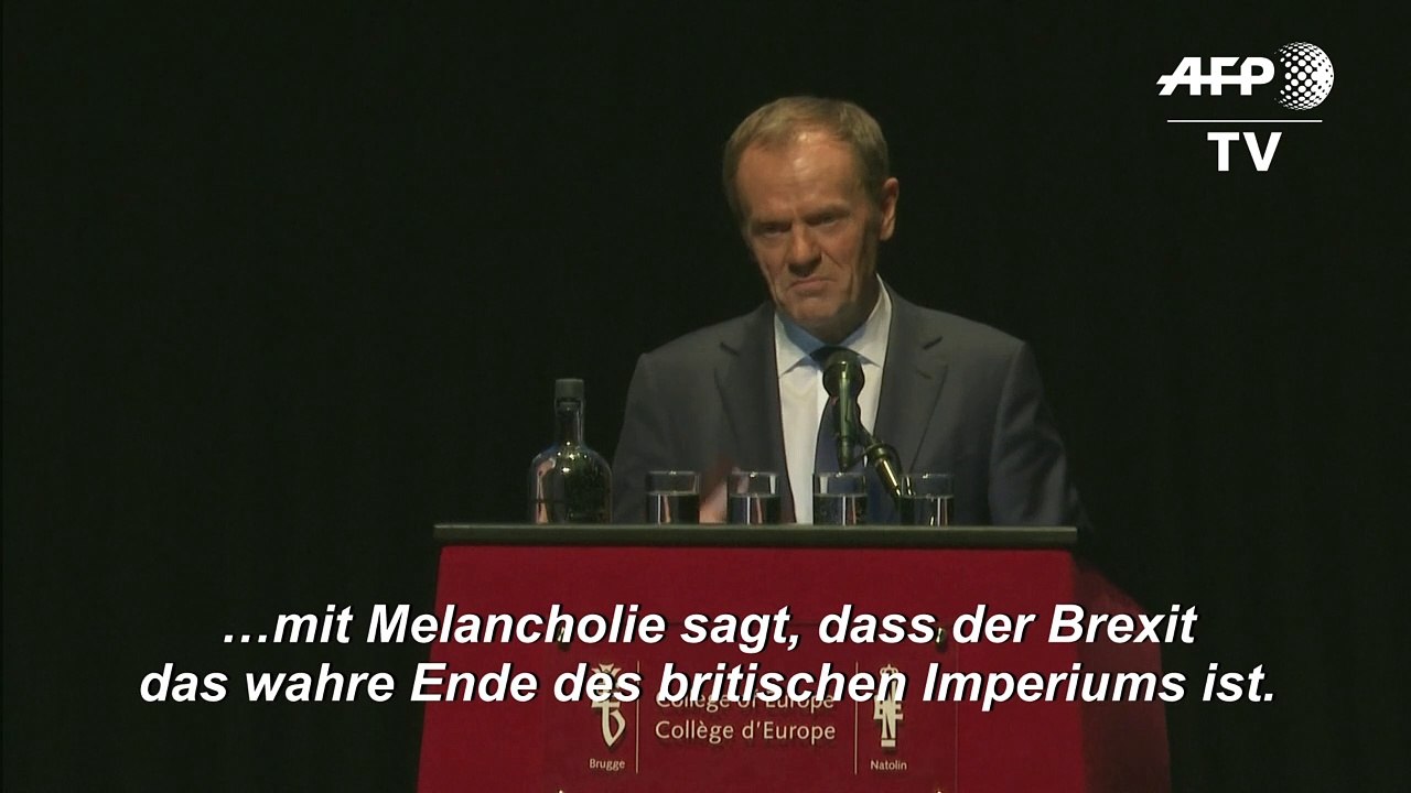 Tusk: Großbritannien wird nach dem Brexit 'zweitklassig'