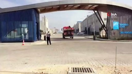 Kumaş fabrikasında yangın