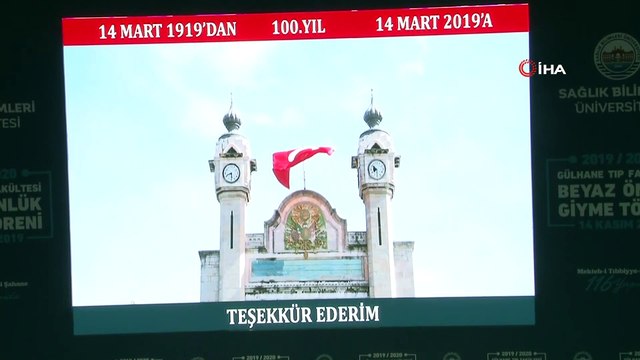 Sağlık Bakanı Koca Gülhane Tıp Fakültesi 2019-2020 Beyaz Önlük Giyme Töreni'ne katıldı