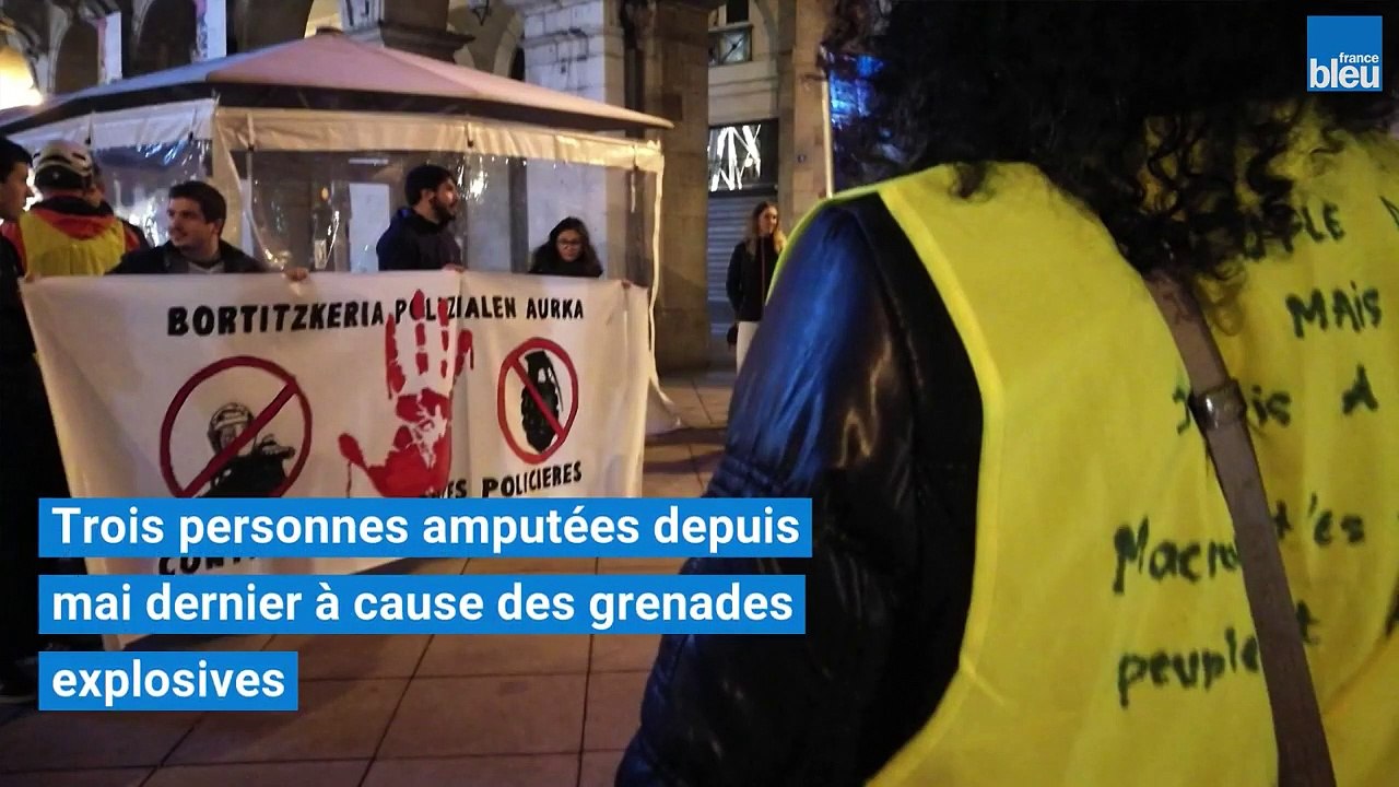 Reportage sur la manifestation du 12 décembre à Bayonne - Vidéo Dailymotion