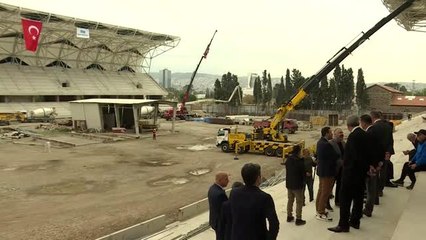 Kasapoğlu ve Yıldırım stadyumlarda incelemede bulundu (2)