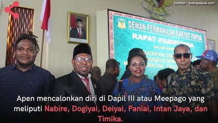 Apeniel Ezra Sani,  Anggota DPR Termuda Bumi Cendrawasih