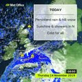 Met Office weather forecast - Thursday October 14