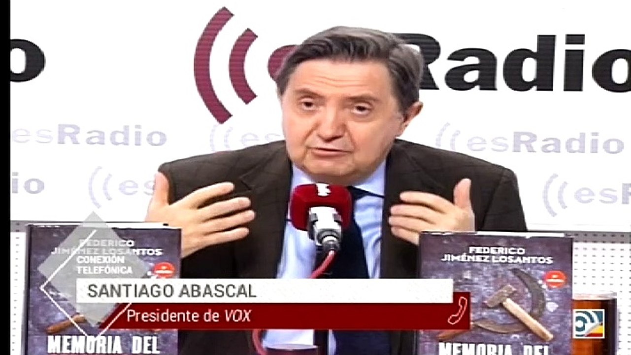 Federico Jiménez Losantos entrevista a Santiago Abascal