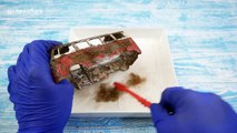 Satisfying video shows restoration of old rusted Volkswagen toy car
