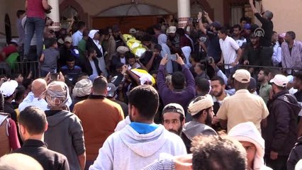 İslami Cihad komutanlarından Sevarika ve ailesinin cenaze töreni