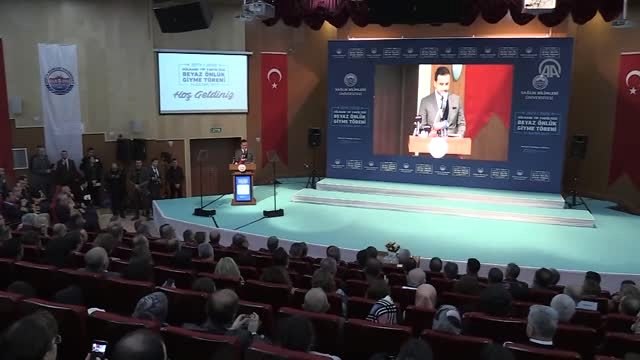 Gülhane Tıp Fakültesinde Beyaz Önlük Giyme Töreni - SBÜ Rektörü Prof. Dr. Cevdet Erdöl
