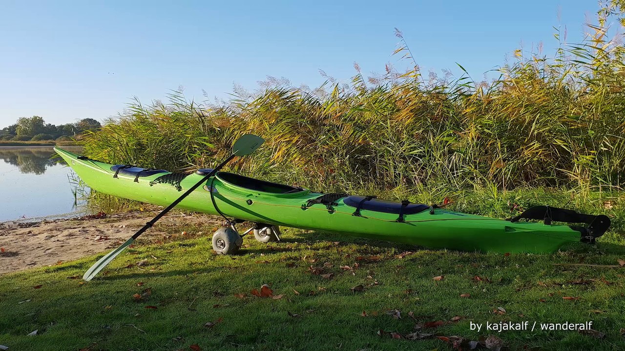 Kayak Grinch das erste mal auf der Havelländischen Seenplatte