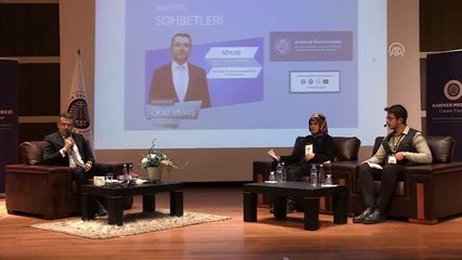 Erzurum Valisi Memiş, üniversitelilerle söyleşiye katıldı