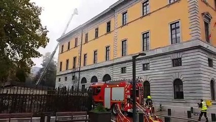 Haute-Savoie : incendie à la mairie d'Annecy