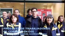 _PROTESTA TRABAJADORES DE CORREOS EN CEE