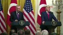 Cumhurbaşkanı Erdoğan ve ABD Başkanı Trump'tan Beyaz Saray'da Ortak Basın Açıklaması