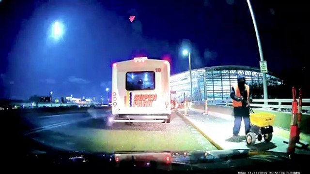 Dashcam Captures Meteor Streaking Across Sky