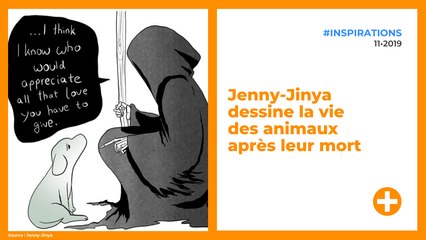Jenny-Jinya dessine la vie des animaux après leur mort