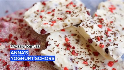 Geniet van dit Frozen yoghurt-toetje