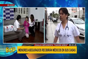 Padomi niños: ¿En qué casos se atenderán a asegurados en sus domicilios?