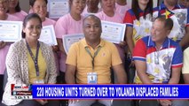 220 housing units turned over to Yolanda displaced families