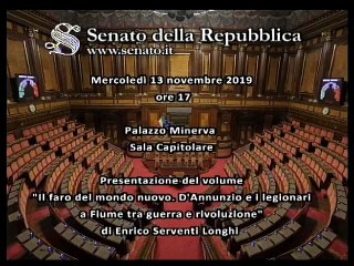 Roma - Presentazione del volume Il faro del mondo nuovo (13.11.19)