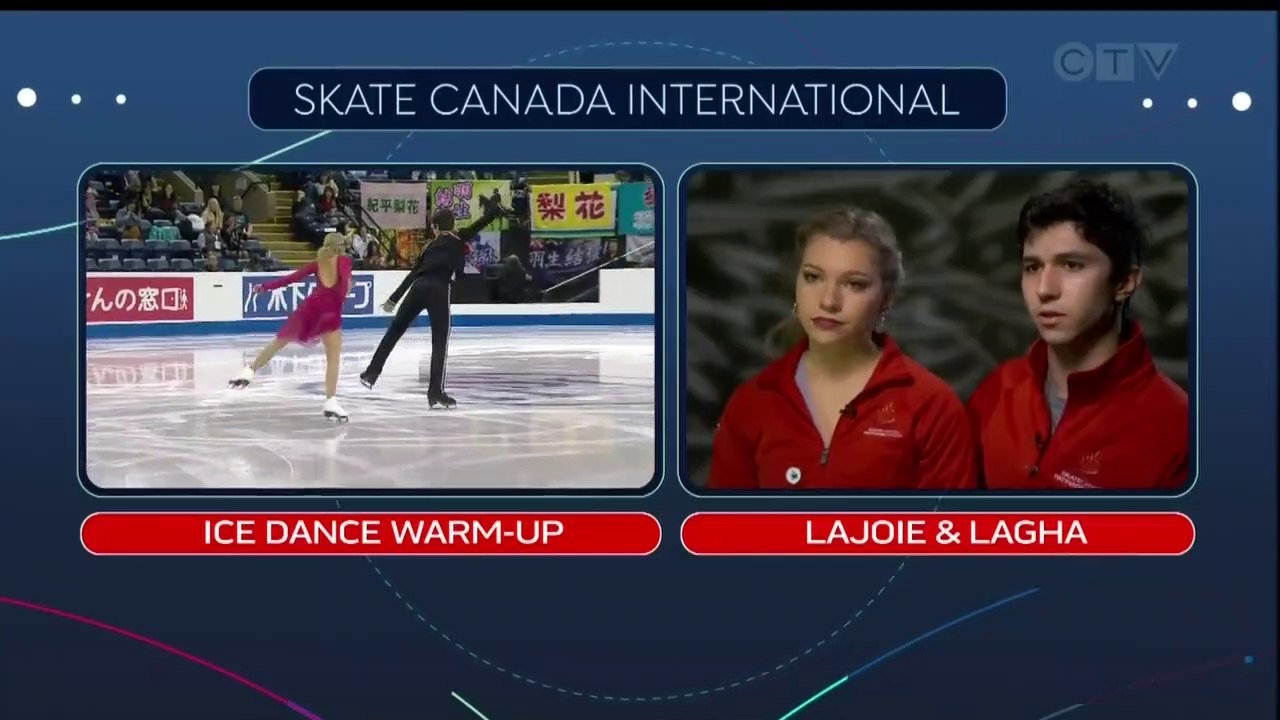 2019 SCI Free Dance Group 1 Warm-Up Clip + Marjorie Lajoie & Zachary Lagha Interview + Promo (Canadian Coverage) 720p, 59 fps